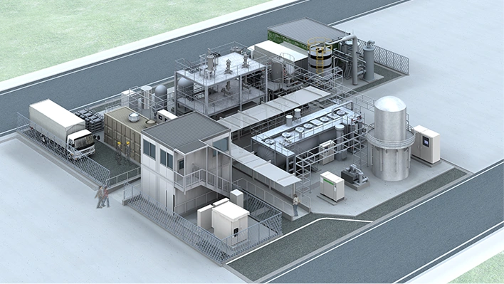 カーボンリサイクルファクトリーイメージ(万博会場内)